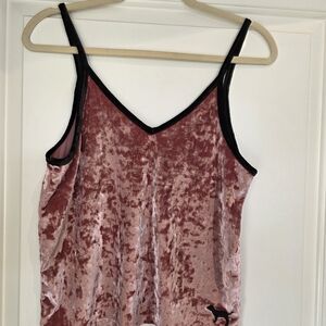 PINK Victoria's Secret Velvet Cami in Blush